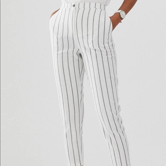 ASOS Pants - ASOS women Stripe linen pants